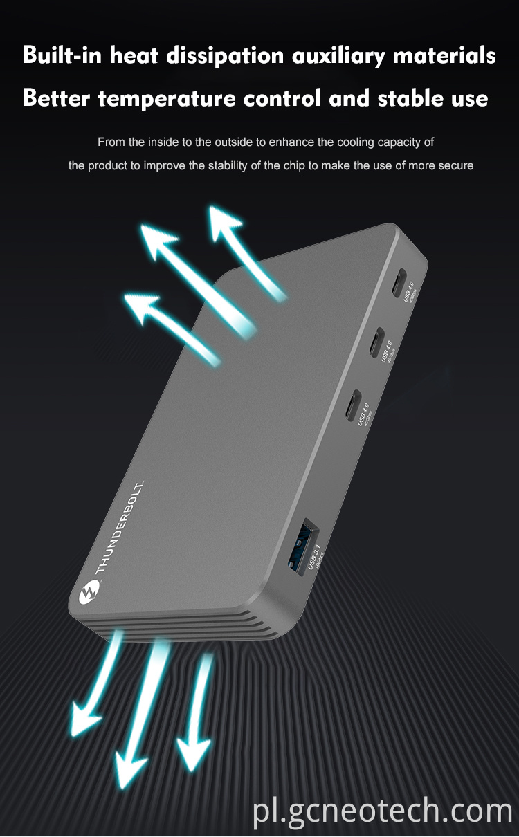 Thunderbolt 4 Dock USB C Station Thunderbolt 4 Dock USB C Docking Station